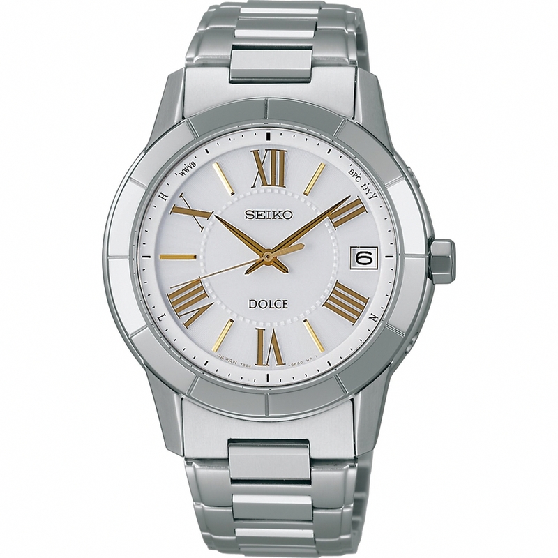 AAA 1:1 Replica Seiko-Japan-Domestic-Dolce-Exceline Mens Watches White Dial Solar 45MM SADZ111_japan Watch