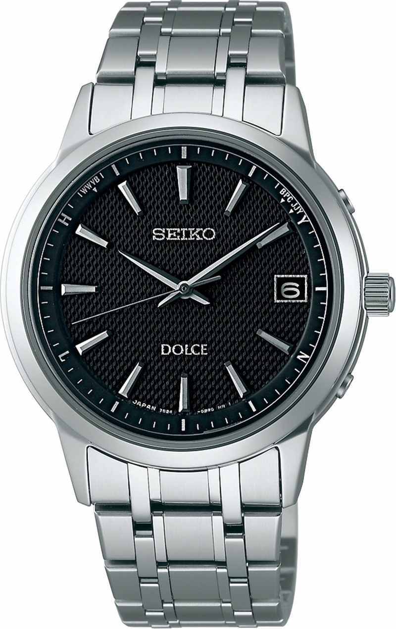 AAA 1:1 Replica Seiko-Japan-Domestic-Dolce-Exceline Mens Watches Black Dial Solar 38.7MM SADZ167_japan Watch