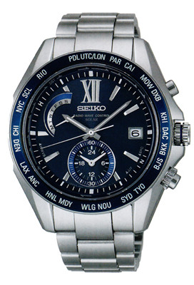 AAA 1:1 Replica Seiko-Japan-Domestic-Brightz Mens Watches Blue Dial Solar 46MM SAGA095_japan Watch
