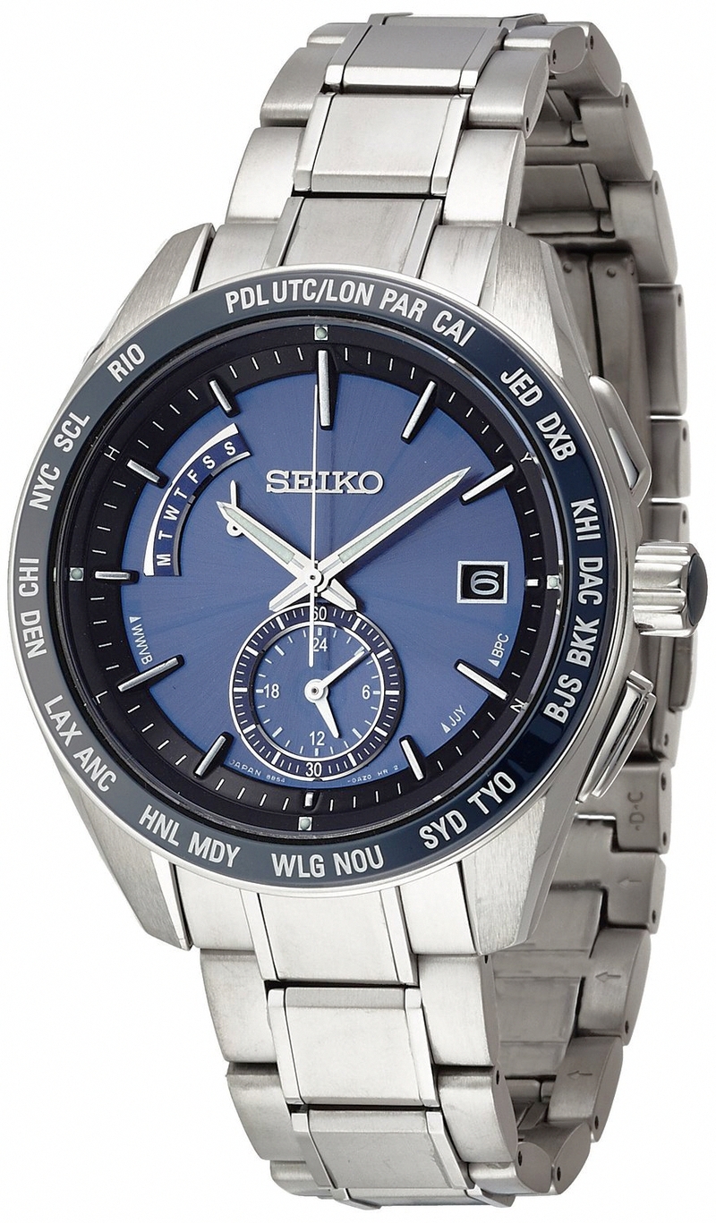 AAA 1:1 Replica Seiko-Japan-Domestic-Brightz Mens Watches Blue Dial Solar 43.5MM SAGA177_japan Watch