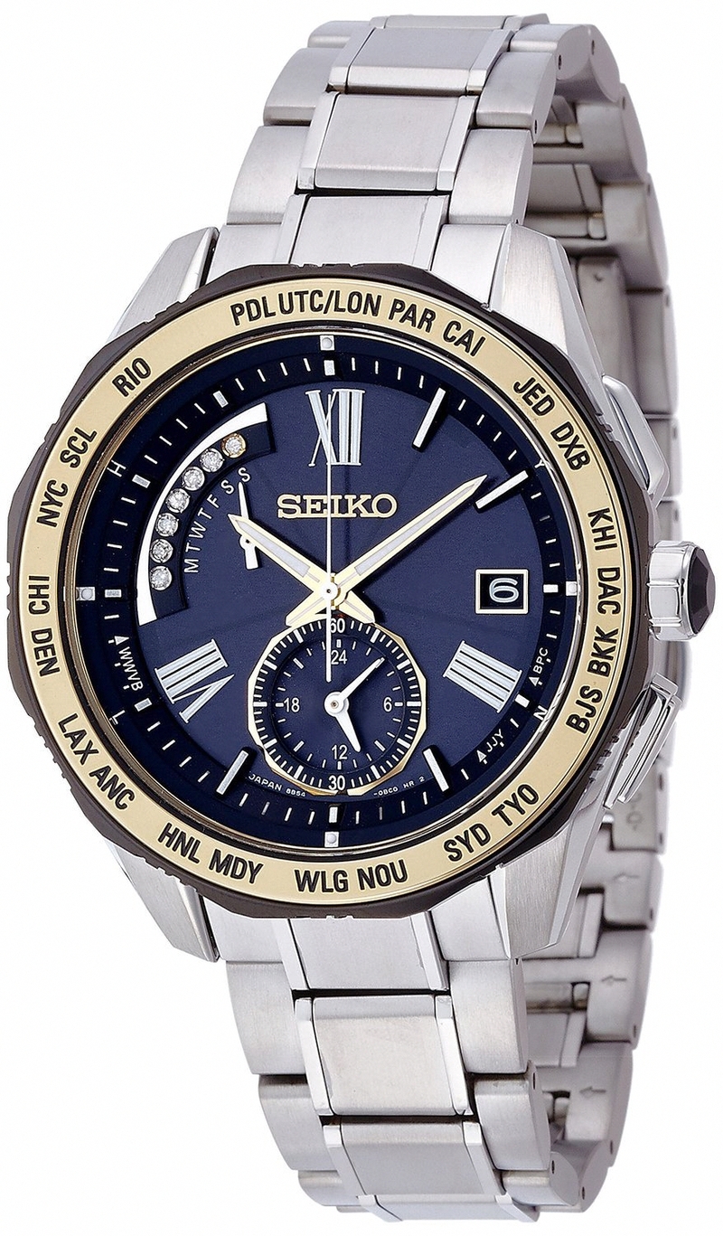 AAA 1:1 Replica Seiko-Japan-Domestic-Brightz Mens Watches Black Dial Solar 43.5MM SAGA186_japan Watch