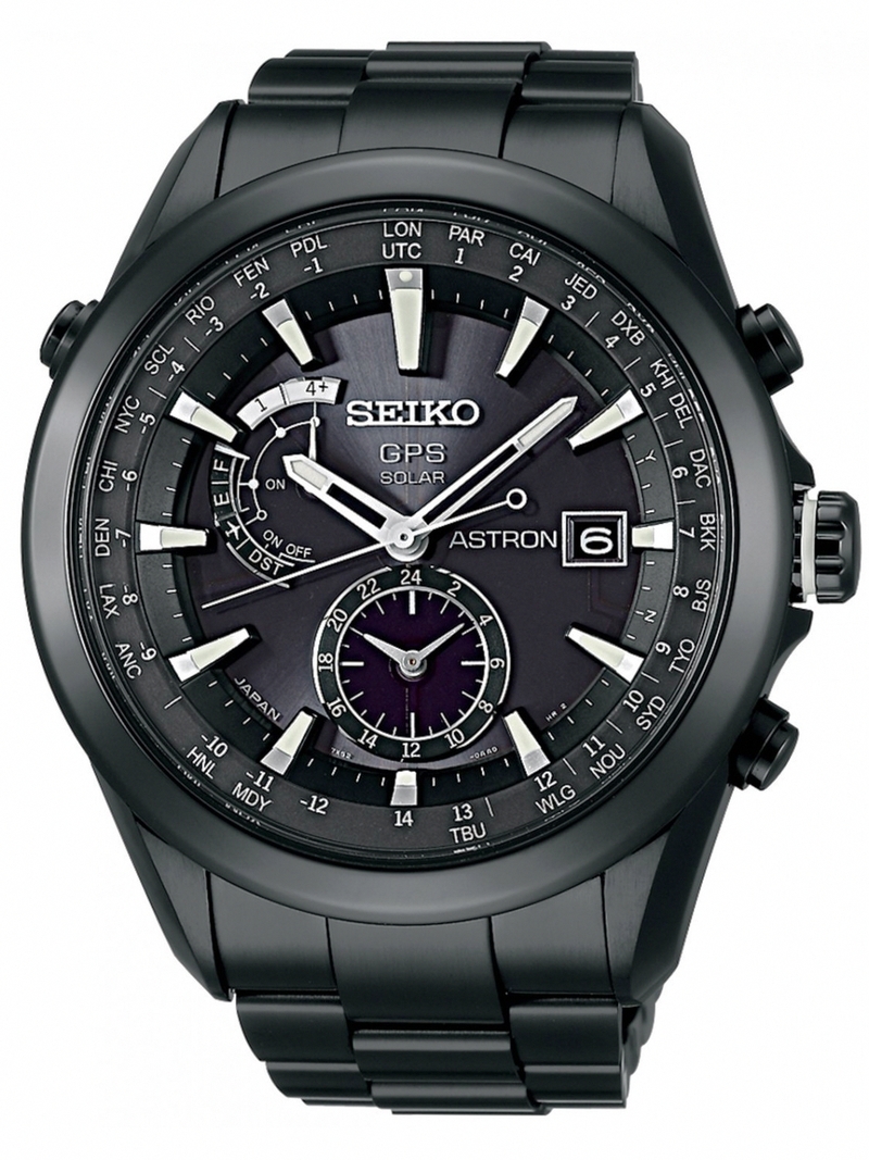 AAA 1:1 Replica Seiko-Astron Mens Watches Black Dial Solar 47MM SAST007 Watch