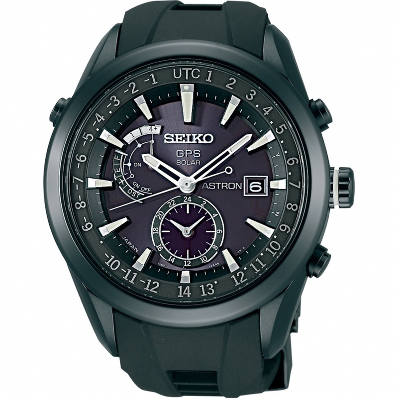 AAA 1:1 Replica Seiko-Astron Mens Watches Black Dial Solar 47MM SAST011 Watch