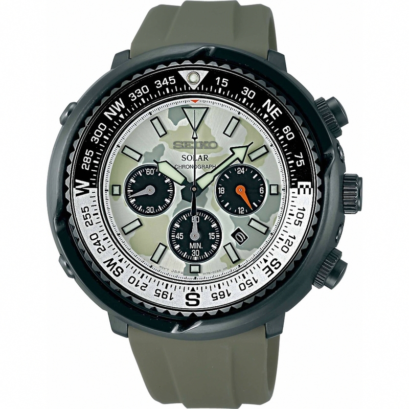 AAA 1:1 Replica Seiko-Japan-Domestic-Prospex Mens Watches Camouflage Dial Solar 50MM SBDL023_japan Watch