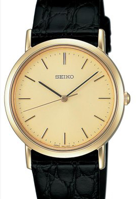 AAA 1:1 Replica Seiko-Japan-Domestic-Spirit Mens Watches Beige Dial Quartz 34MM SCDP032_japan Watch