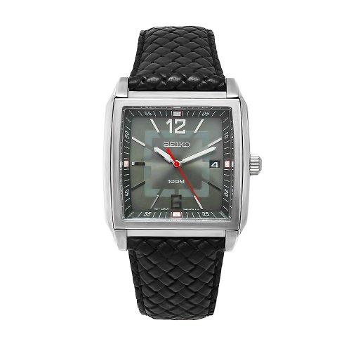AAA 1:1 Replica Seiko-Quartz Mens Watches Gray Dial quartz SGED79P1 Watch