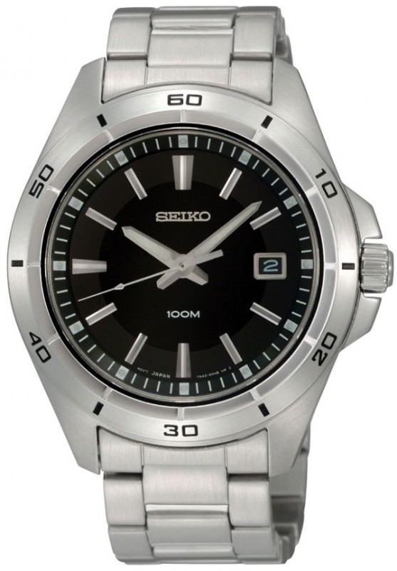 AAA 1:1 Replica Seiko Mens Watches Black Dial Quartz 41MM SGEE89P1 Watch