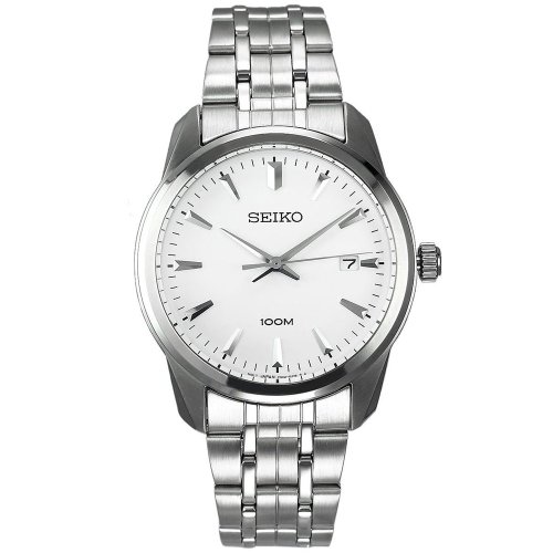 AAA 1:1 Replica Seiko Mens Watches White Dial Quartz 46MM SGEF99P1 Watch