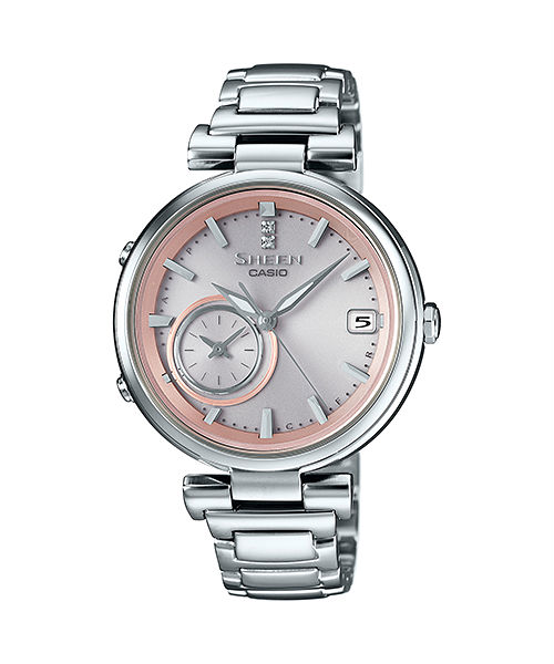 AAA 1:1 Replica Casio-Sheen Ladies Watches Silver Dial Quartz 40.2 x 35MM SHB-100D-4A Watch