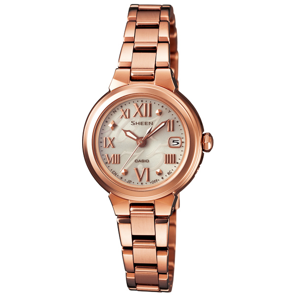 AAA 1:1 Replica Casio-Sheen Ladies Watches Silver Dial Solar 30.6 x 25.3MM SHW-1508G-9AJF Watch