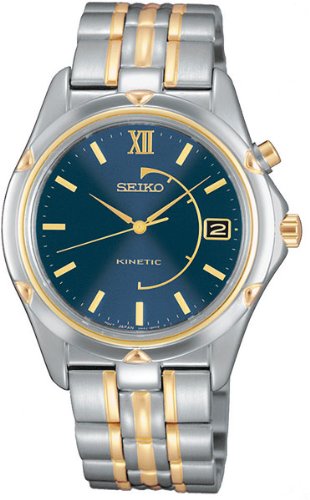 AAA 1:1 Replica Seiko-Kinetic Mens Watches Blue Dial Automatic SKA116P1 Watch