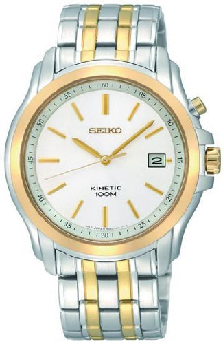AAA 1:1 Replica Seiko Mens Watches Silver Dial Kinetic 43MM SKA490P1 Watch