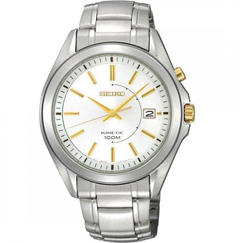 AAA 1:1 Replica Seiko-Kinetic Watches Silver Dial Kinetic 40MM SKA525P1 Watch