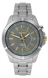 AAA 1:1 Replica Seiko-Kinetic Mens Watches Gray Dial Kinetic 41MM SKA543P1 Watch