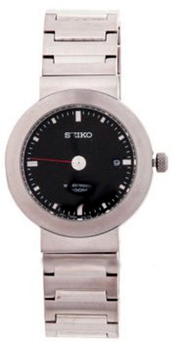 AAA 1:1 Replica Seiko-Usa Mens Watches Black Dial Quartz 37MM SKG177 Watch