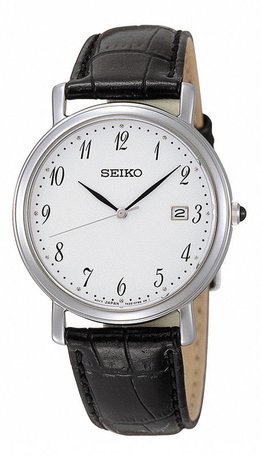 AAA 1:1 Replica Seiko-Quartz Mens Watches White Dial Quartz SKK647P1 Watch
