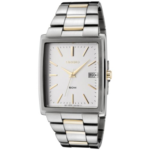 AAA 1:1 Replica Seiko Mens Watches White Dial Japanese quartz 33MM SKK685P1 Watch