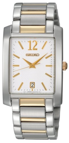 AAA 1:1 Replica Seiko-Usa Mens Watches White Dial Japanese-Quartz 28MM SKK709 Watch