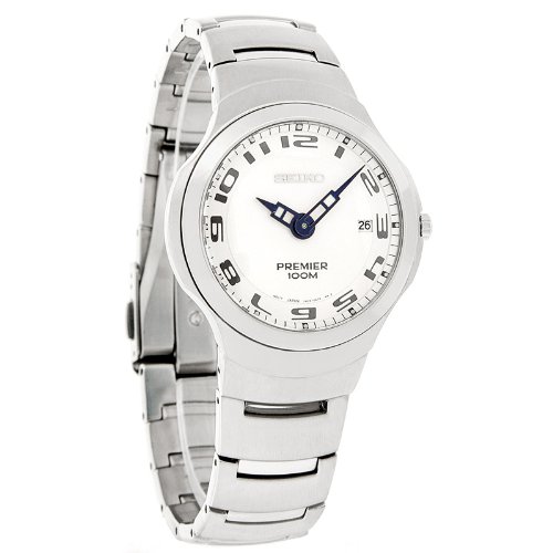 AAA 1:1 Replica Seiko-Usa Mens Watches White Dial Japanese quartz SKP127 Watch