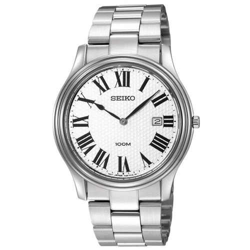 AAA 1:1 Replica Seiko Mens Watches Silver Dial Quartz 38MM SKP345P1 Watch