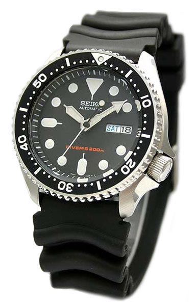 AAA 1:1 Replica Seiko-Diver Mens Watches Black Dial automatic SKX007K1 Watch