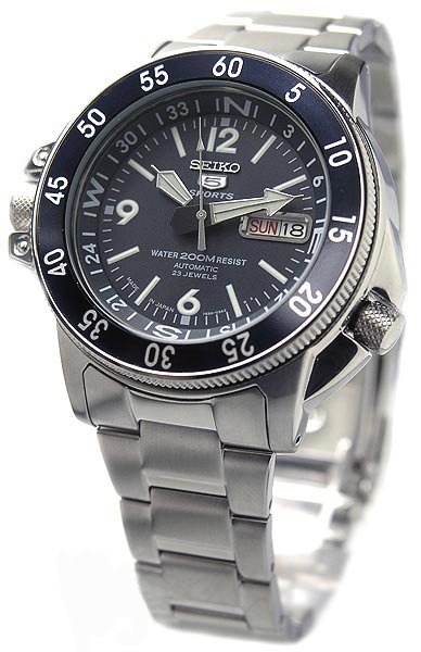 AAA 1:1 Replica Seiko-5 Mens Watches Blue Dial automatic SKZ209J1 Watch