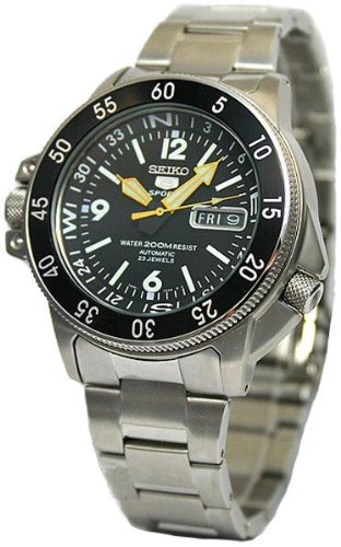 AAA 1:1 Replica Seiko-5 Mens Watches Black Dial automatic SKZ211J1 Watch