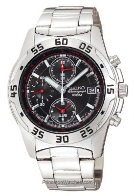 AAA 1:1 Replica Seiko-Usa Mens Watches Black Dial Quartz 40MM SNA273 Watch