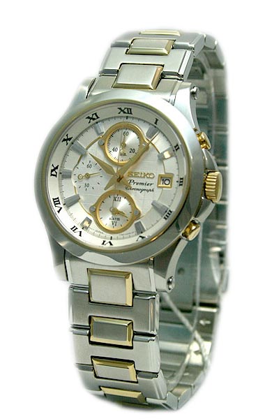 AAA 1:1 Replica Seiko-Chronograph Mens Watches White Dial quartz SNA586P1 Watch