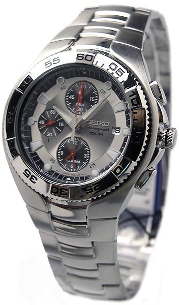 AAA 1:1 Replica Seiko-Chronograph Mens Watches Silver Dial Quartz SNA625P1 Watch