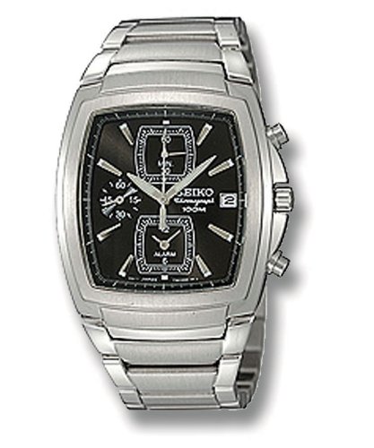 AAA 1:1 Replica Seiko-Usa Mens Watches Black Dial Quartz 40MM SNA671 Watch