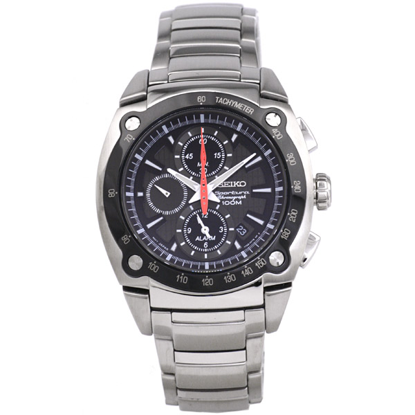 AAA 1:1 Replica Seiko-Sportura Mens Watches Black Dial quartz SNAA95P1 Watch