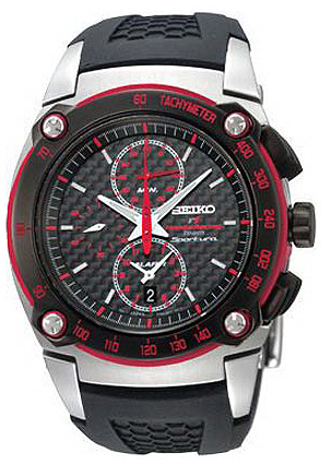 AAA 1:1 Replica Seiko-Sportura Mens Watches Black Dial Quartz SNAC03P1 Watch