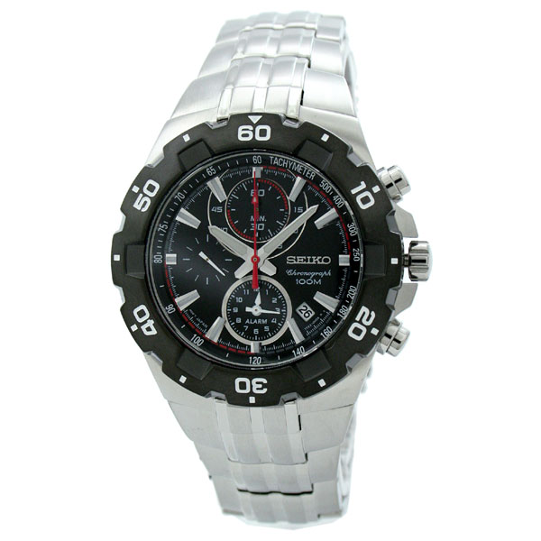 AAA 1:1 Replica Seiko Mens Watches Black Dial Quartz SNAD35P1 Watch