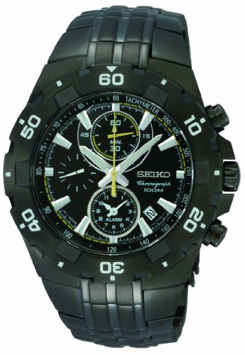 AAA 1:1 Replica Seiko Mens Watches Black Dial Quartz 42MM SNAD37 Watch