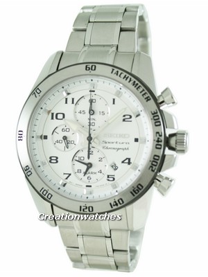 AAA 1:1 Replica Seiko-Sportura Mens Watches White Dial Quartz 42MM SNAE59P1 Watch