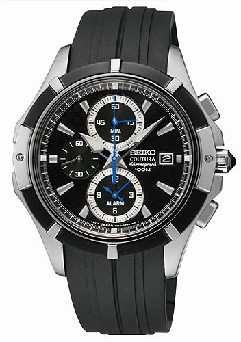 AAA 1:1 Replica Seiko-Countura Mens Watches Black Dial Quartz 45MM SNAF13P1 Watch