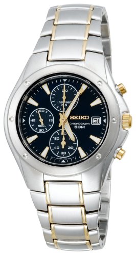 AAA 1:1 Replica Seiko-Usa Mens Watches Black Dial Japanese Quartz 40MM SND585 Watch