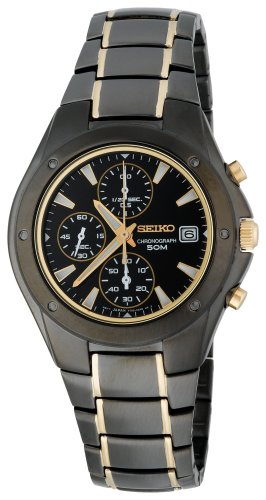 AAA 1:1 Replica Seiko-Usa Mens Watches Black Dial Japanese quartz 40MM SND641 Watch