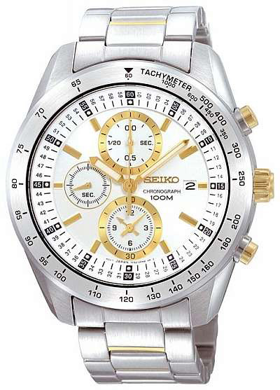 AAA 1:1 Replica Seiko-Chronograph Mens Watches Silver Dial Quartz 42MM SNDB55P1 Watch