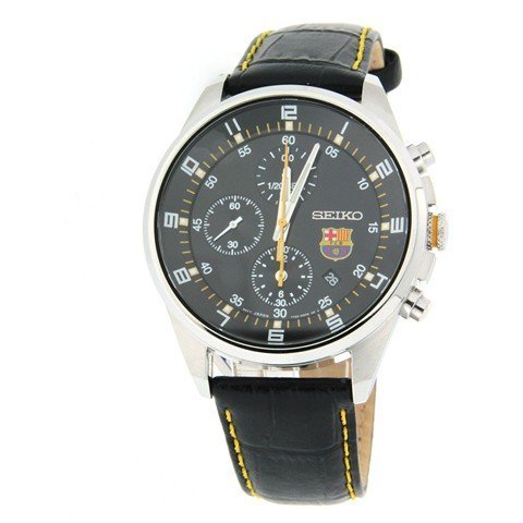 AAA 1:1 Replica Seiko-Chronograph Mens Watches Black Dial Quartz 48MM SNDD25P1 Watch