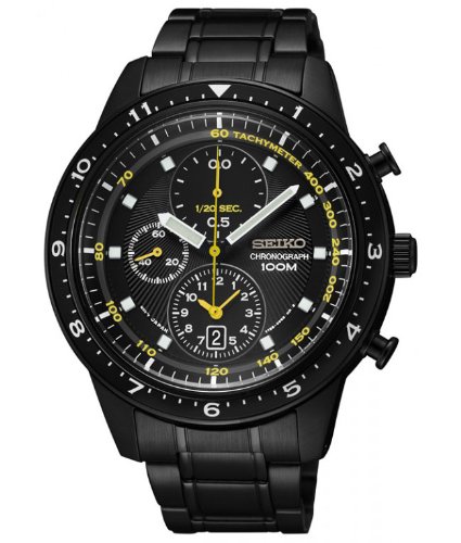 AAA 1:1 Replica Seiko Mens Watches Black Dial Quartz 43MM SNDF43P1 Watch