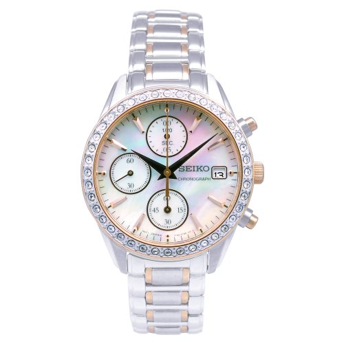 AAA 1:1 Replica Seiko-Women Ladies Watches Polished silver-tone stainless steel case Dial Quartz 36MM SNDY18P9 Watch