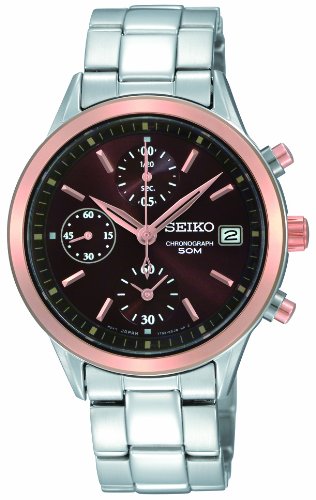 AAA 1:1 Replica Seiko-Women Ladies Watches Brown Dial Quartz 35MM SNDY44P1 Watch