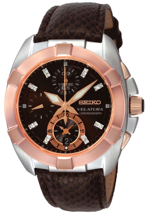 AAA 1:1 Replica Seiko-Velatura Ladies Watches Black Dial Quartz SNDZ20P1 Watch