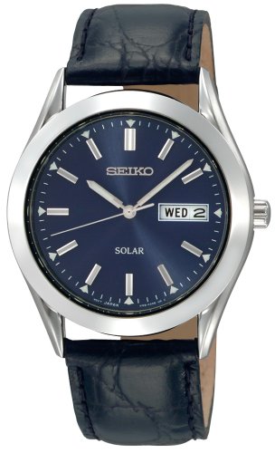 AAA 1:1 Replica Seiko Mens Watches Blue Dial Solar 37MM SNE049 Watch