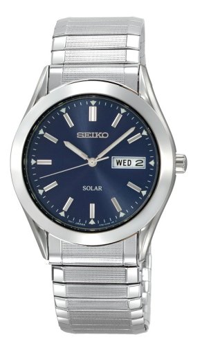 AAA 1:1 Replica Seiko-Usa Mens Watches Blue Dial Solar 37MM SNE057 Watch