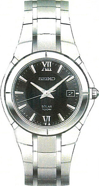 AAA 1:1 Replica Seiko Mens Watches Black Dial Automatic SNE087P1 Watch