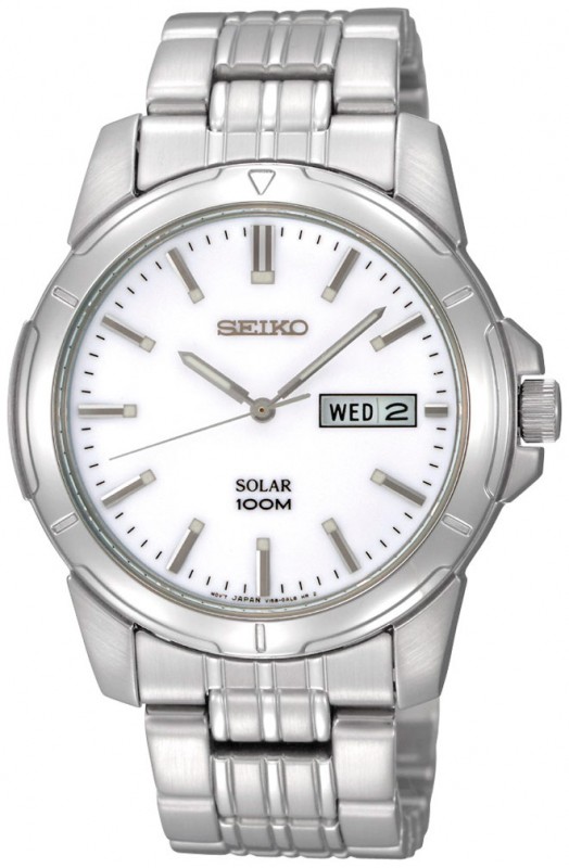 AAA 1:1 Replica Seiko Mens Watches Silver Dial Solar 41MM SNE091P1 Watch