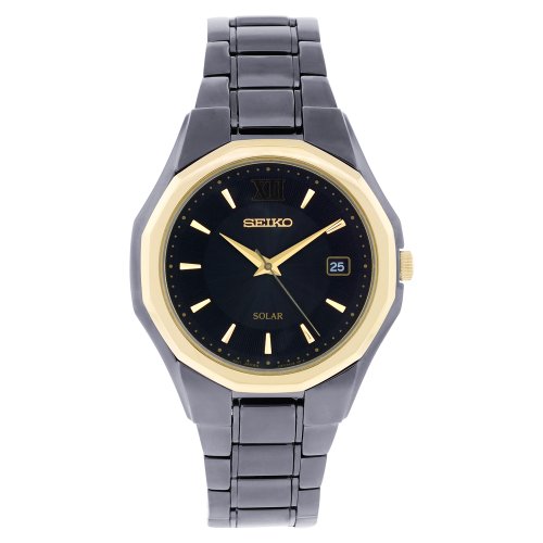 AAA 1:1 Replica Seiko-Usa Mens Watches Black Dial Solar 42MM SNE168 Watch